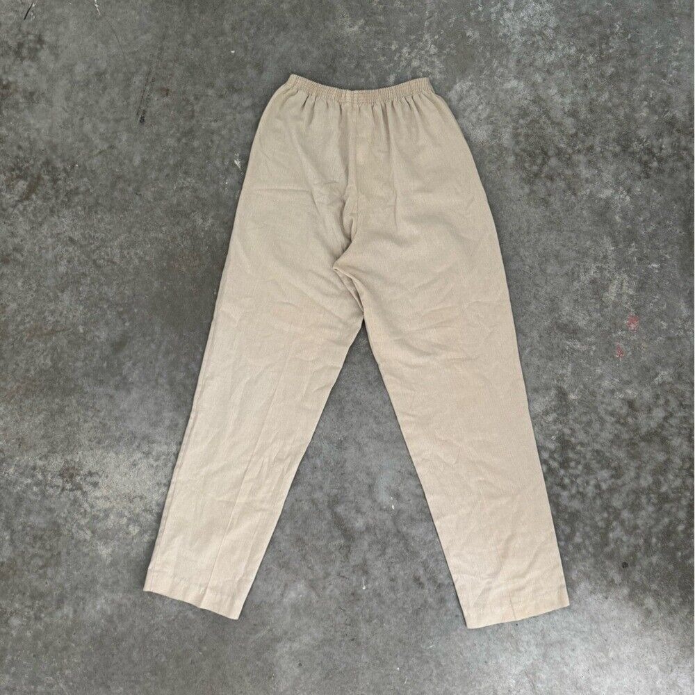 Blair light weight linen style trouser pants - Picture 3 of 9
